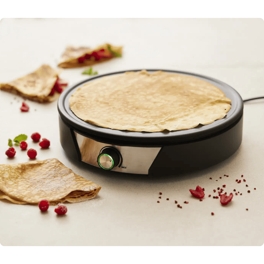 Blomsterbergs Crepepande Dia 38 cm 1500 watt Sort/Stål